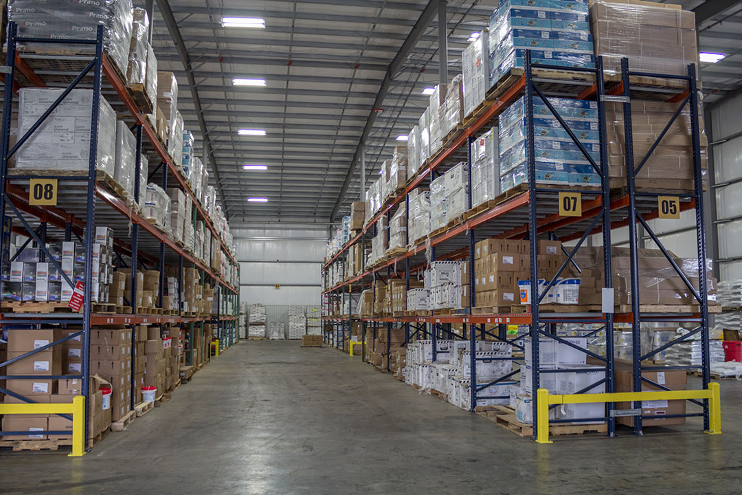 Inside Poolcorp Branch Warehouse